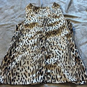 Joie v neck sleeveless blouse